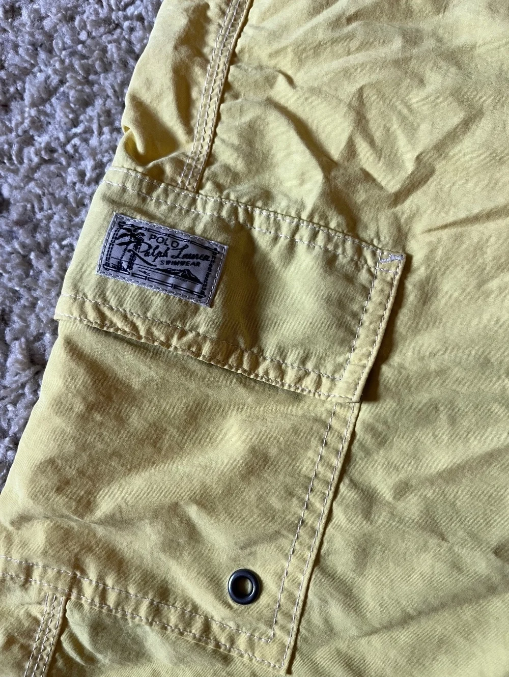 Polo by Ralph Lauren Bright Yellow Swim Trunks